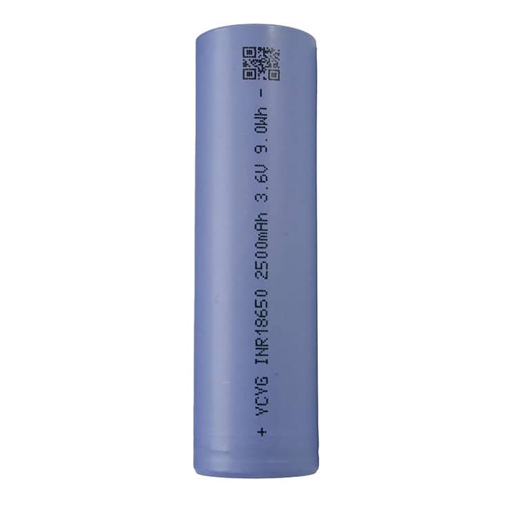 18650 2500mAh battery